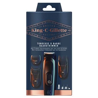 Tondeuse à barbe King C Gillette Noir