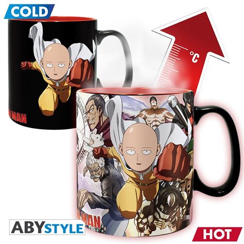 Mug Heat change ABYstyle One Punch Man 460 ml Modèle aléatoire