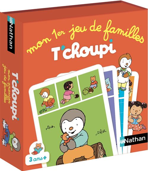 NATHAN Tchoupi - Mon premier jeu de familles