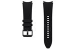 Bracelet hybride en cuir pour Samsung Galaxy Watch Series 20 mm S/M Noir