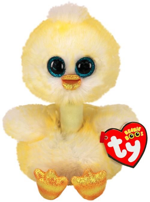 Peluche Ty Beanie Boo Benedict le poussin 15 cm