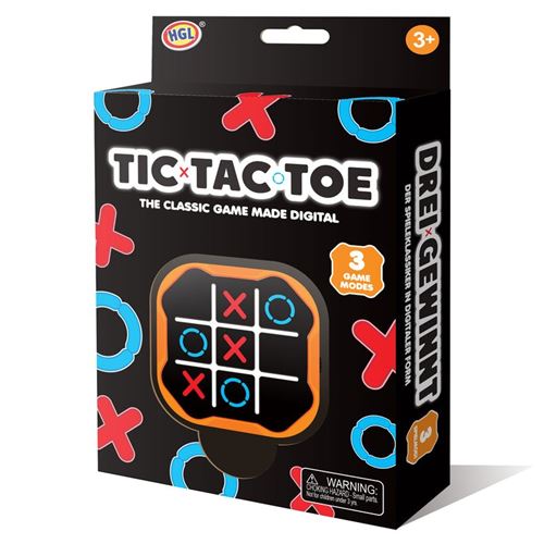 Boite de Jeu d’ambiance One for fun Tic Tac Toe Game Orange