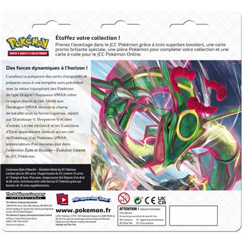Carte à collectionner Asmodée 3 Packs Pokémon Blister Incrémental