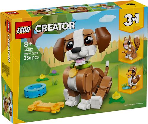 LEGO® Creator 31382 Les adorables animaux : le chiot joueur