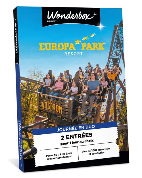 Coffret cadeau Wbx Connect 2 entrées pour 1 journée à Europa-Park