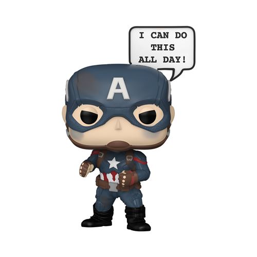 Figurine Funko Pop Marvel Infinity Saga Captain America - vue 2