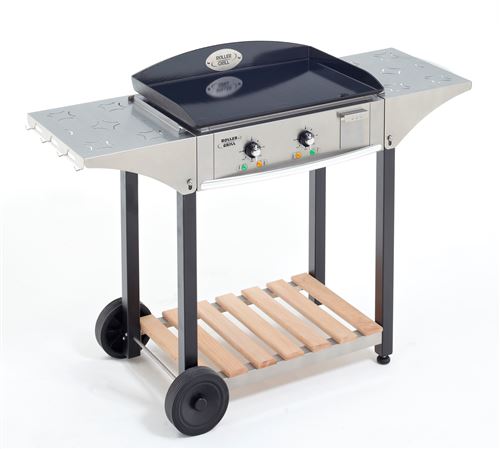 Ensemble Plancha électrique Roller Grill EPC600E 3500 W Argent et Noir