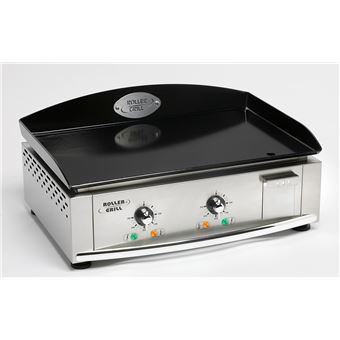 Ensemble Plancha électrique Roller Grill EPC600E 3500 W Argent et Noir