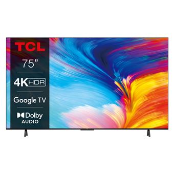 TCL 75V 4K Google TV 75P635 「直接取引限定」 Amazon | TCL 75V型 4K Google TV 液晶テレビ Wチューナー内蔵