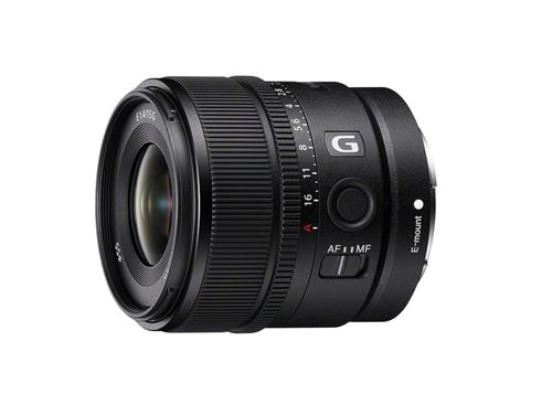Objectif hybride Sony E 15mm f1.4 G - vue 1