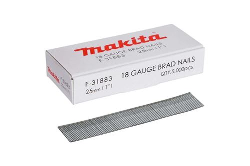 Makita  - 1 Boite de 5000 Clous Galva L:25 mm pour AF505 - F-31883