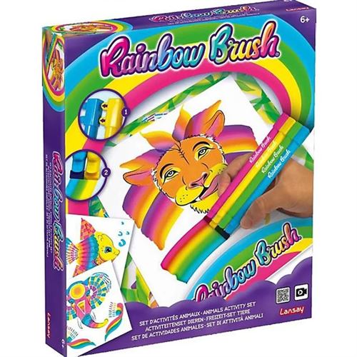 Jeu créatif Lansay Rainbow Brush Set d'activités animaux