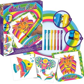 Jeu créatif Lansay Rainbow Brush Set d'activités animaux