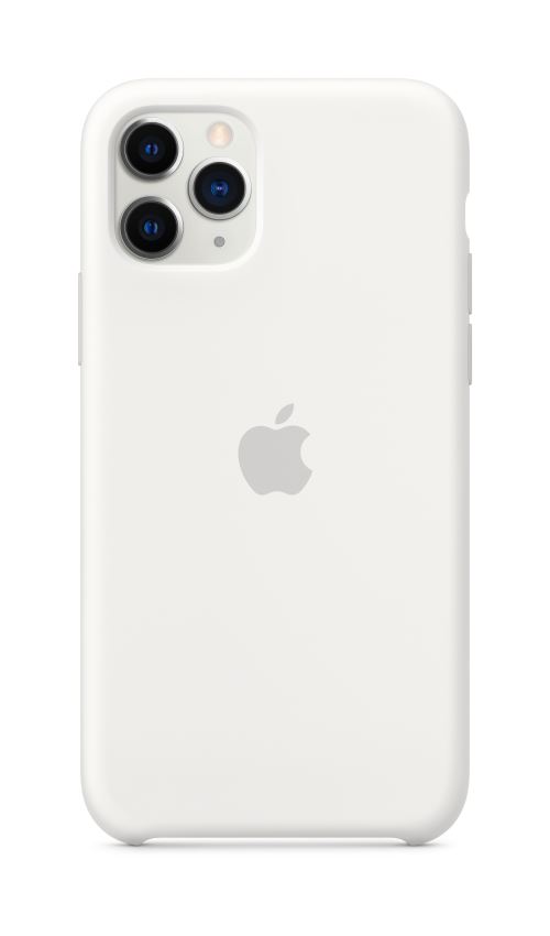 Coque en Silicone pour iPhone 11 Pro Blanc