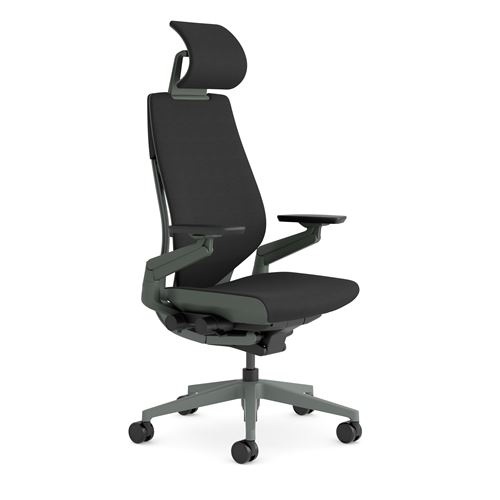 Chaise de Bureau Steelcase Gesture avec appui-tête Noir