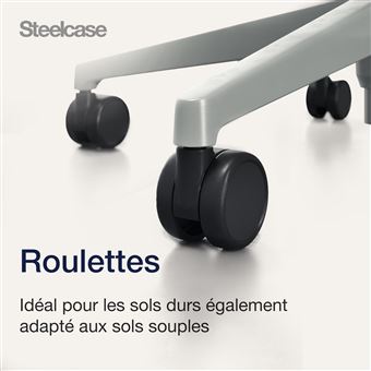 Chaise de Bureau et de Jeu Steelcase Gesture Noir