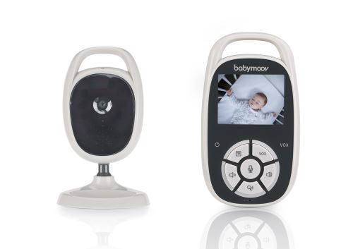 Babyphone Babymoov Yoo see vidéo Blanc et Gris