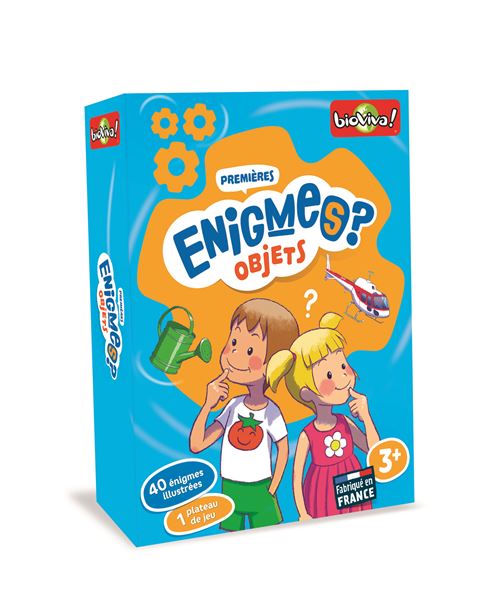 Jeu de société Mes premières enigmes Objets Bioviva
