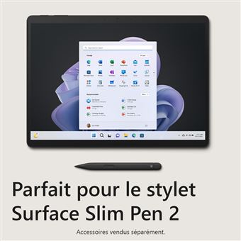 Microsoft Surface Pro 9 - Tablette - Intel Core i7 1255U / 1.7 GHz - Evo - Win 11 Home - Iris Xe Graphics - 16 Go RAM - 512 Go SSD - 13" écran tactile 2880 x 1920 @ 120 Hz - Wi-Fi 6E - graphite