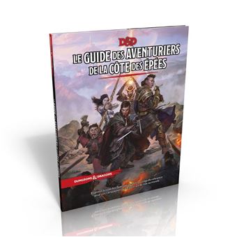 Jeu de rôles Asmodee Dungeons et Dragons 5 Le Guide des Aventuriers de la Côte des Epées