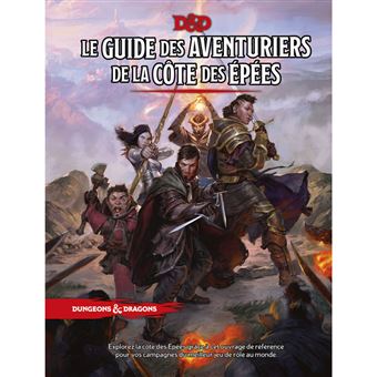 Jeu de rôles Asmodee Dungeons et Dragons 5 Le Guide des Aventuriers de la Côte des Epées