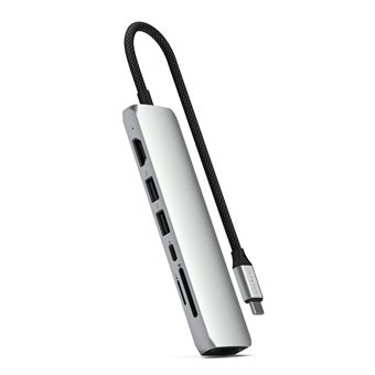 Hub Satechi 7-in-1 USB-C Slim Multiport Argent - 1