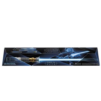 Figurine Star Wars Sabre Laser Black Series Force Fx Elite Obi Wan Kenobi - 1