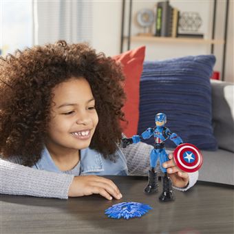 Pack de 3 Figurines Avengers Marvel Bend and flex