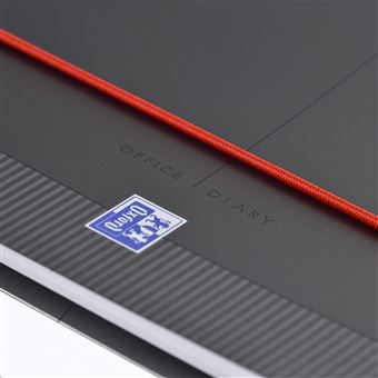 Agenda civil Hamelin Oxford Office Semainier 10x15 cm 2021 Gris et rouge