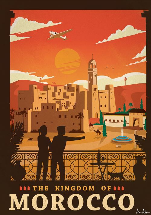 Affiche Sergeant Paper Morocco 50x70 cm Edition limitée signée