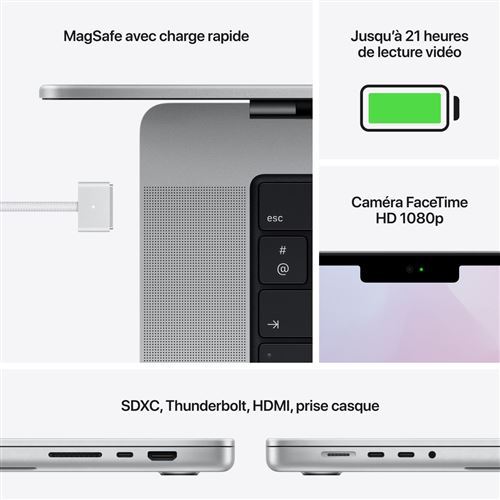 MacBook Pro M1Pro 16インチ メモリ16GB/SSD512GB Apple MacBook Pro - M1 Pro - M1 Pro 16-core GPU - 16 GB RAM