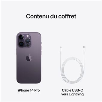 iPhone 14 Pro 6,1" 5G Double SIM 128 Go Violet intense