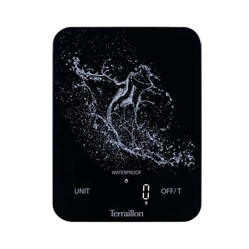 Balance de cuisine Terraillon Aqua Resist Noir