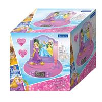 Réveil projecteur Lexibook Disney Princesses Raiponce en 3D et sons magiques