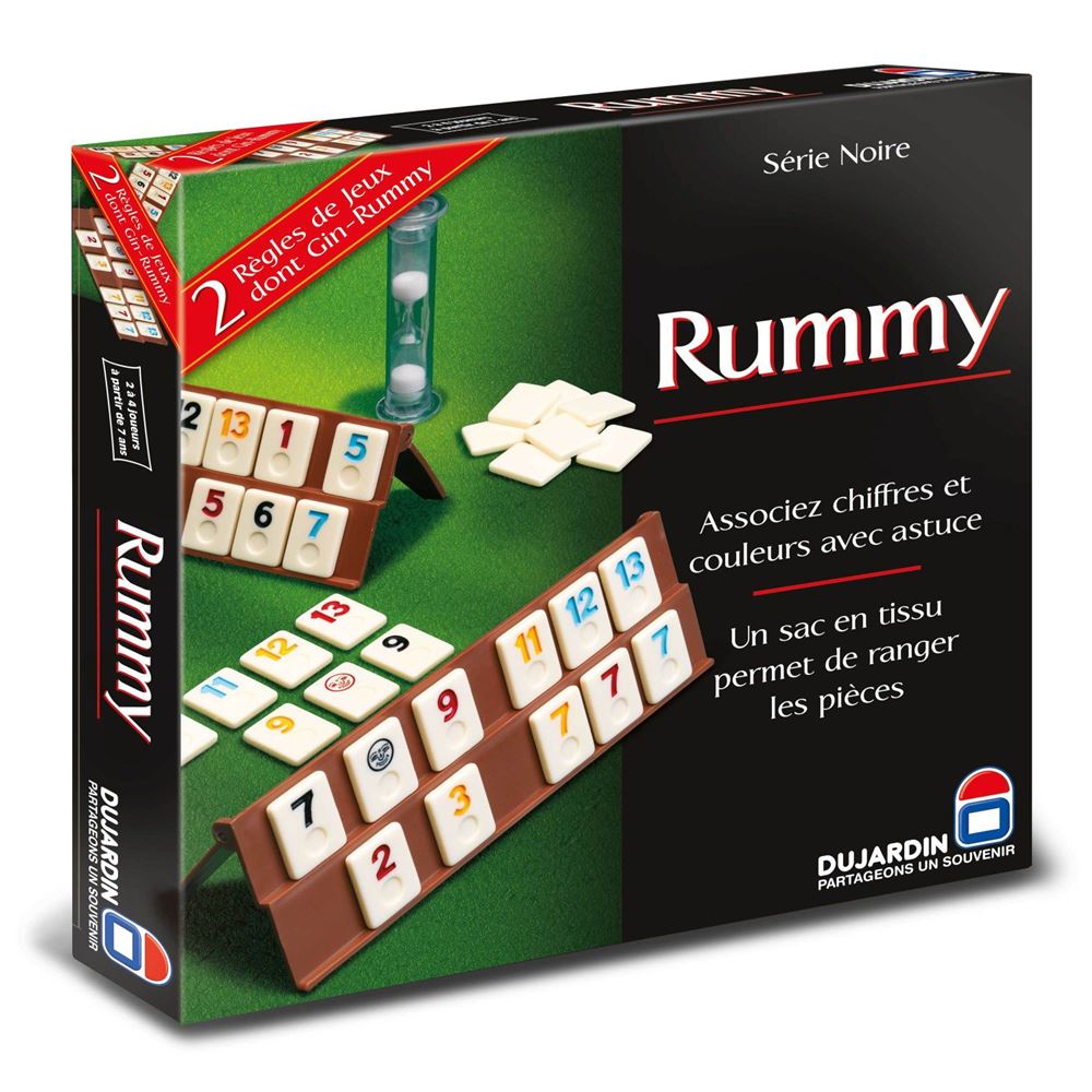 Jeu Rummy Jeu de société Dujardin Rummy Série Noire - Jeux classiques - Achat ...