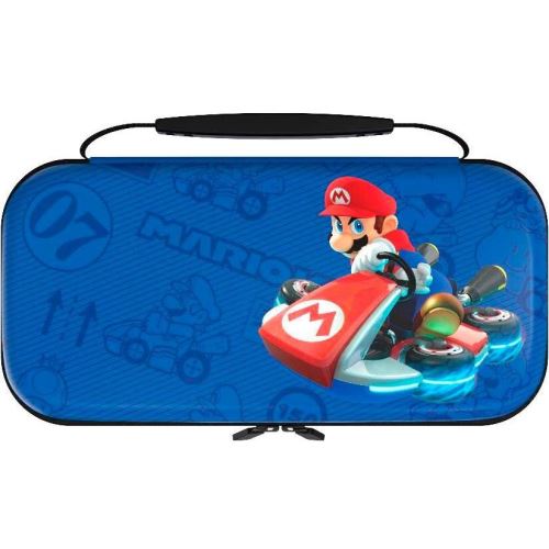 Mario Kart etui blauw voor Nintendo Switch Lite