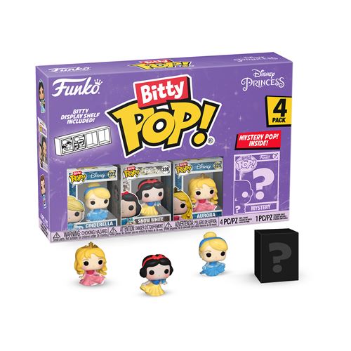 Funko Pack 4 Figurines Bitty Pop Disney Princess Cendrillon