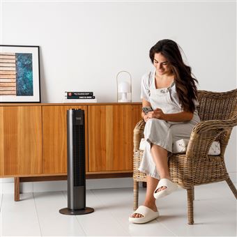 Ventilateur colonne Taurus New Babel Noir