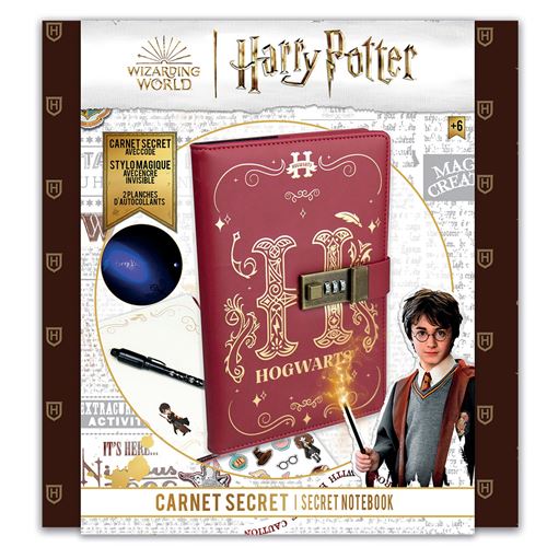 Jeu créatif Harry Potter Carnet secret