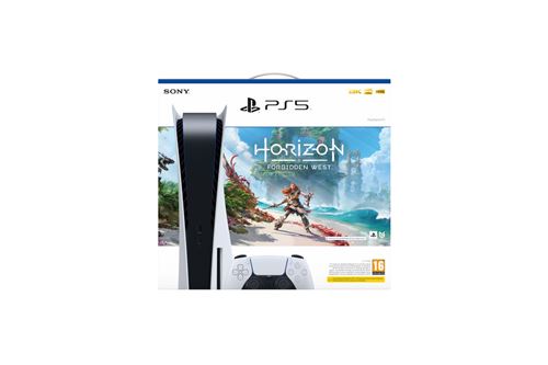 PS5 Forbidden West Console Bundle with Madden 23 Game and 2 Vouchers