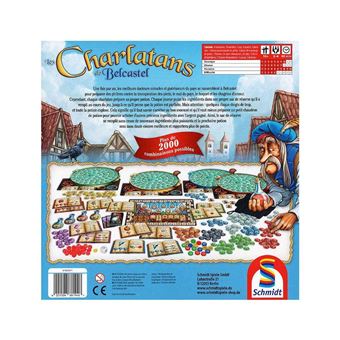 Jeu de société Schmidt Les Charlatans de Belcastel