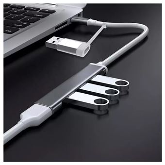 Adaptateur Vidéo USB-C Femelle Vers DisplayPort Mâle - Gris - Français