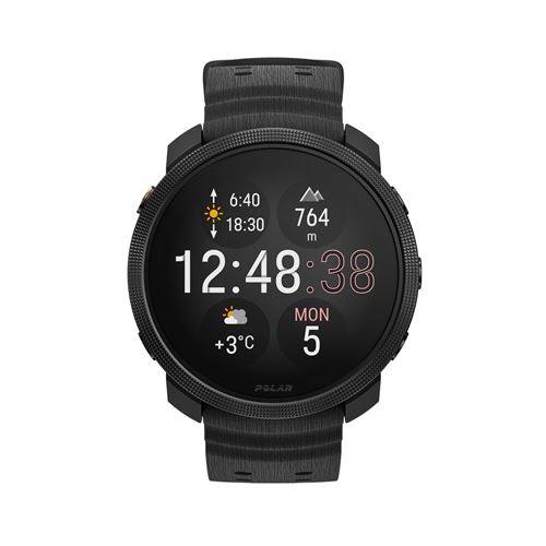 Montre connectée Polar Vantage M3 44 mm Bluetooth avec bracelet silicone