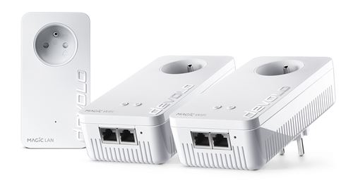 Kit Multiroom 3 adaptateurs CPL Devolo Magic 2 Wifi Next Blanc