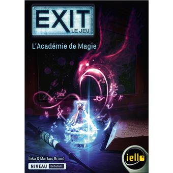Jeu d'escape game Iello Exit L'Académie de Magie Débutant