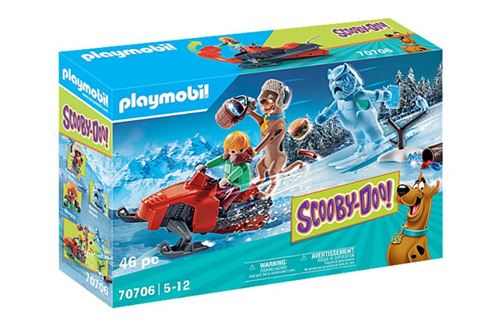 Playmobil 70706 Scooby Doo Avec Abominable Spectre Des Neiges