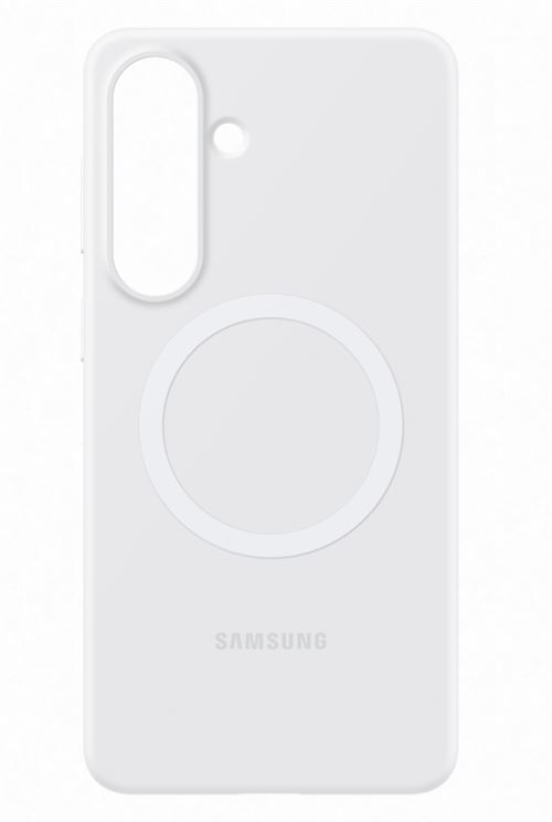 Coque en silicone Magnet Blanc pour Samsung Galaxy S26+