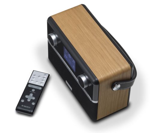 Radio Internet Bluetooth FMDABDAB+ Robers Stream 94i Noir et Bois Radio Internet Bluetooth FMDABDAB+ Robers Stream 94i Noir et Bois