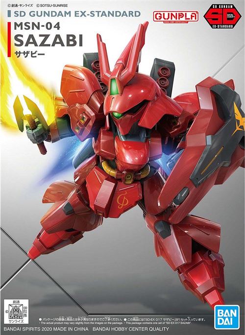 Figurine Gundam Sazabi Ex-Standard