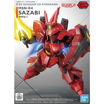 Figurine Gundam Sazabi Ex-Standard